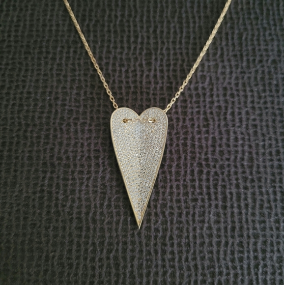 Mary Louise Designs Elongated Heart❤ Slider Pendant Necklace - Picture 14 of 16